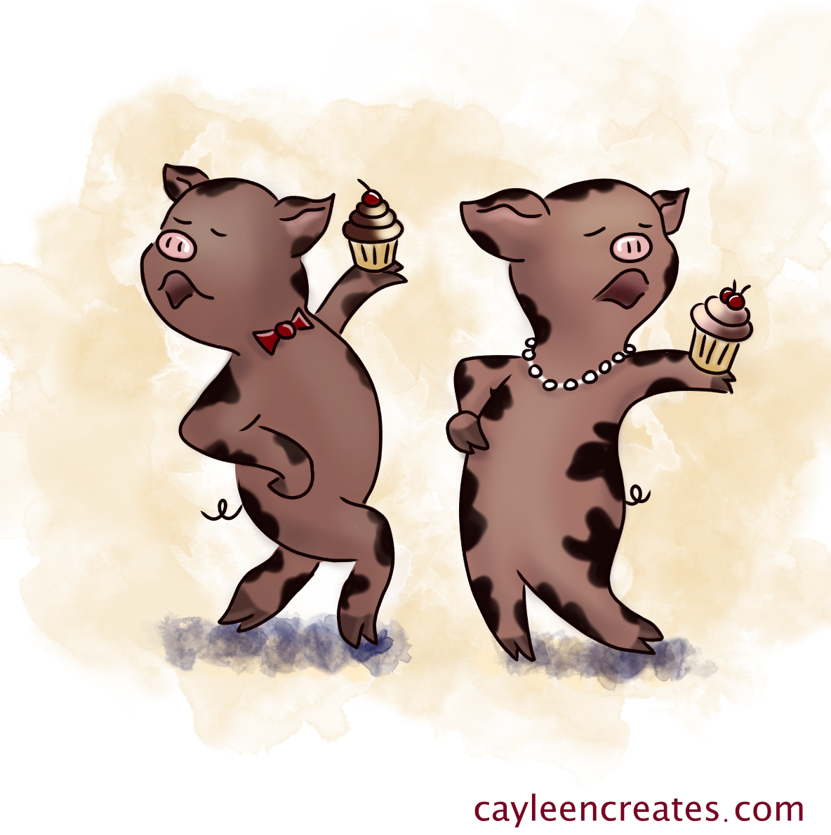 snobby pigs and cupcakes