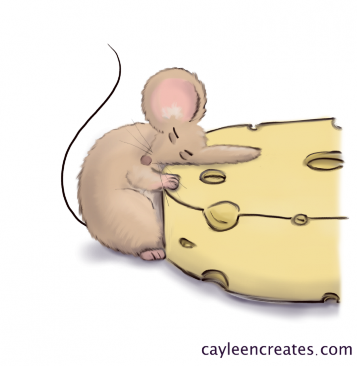 mouse listening to cheese senses