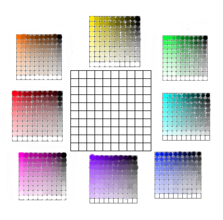 Colour swatches