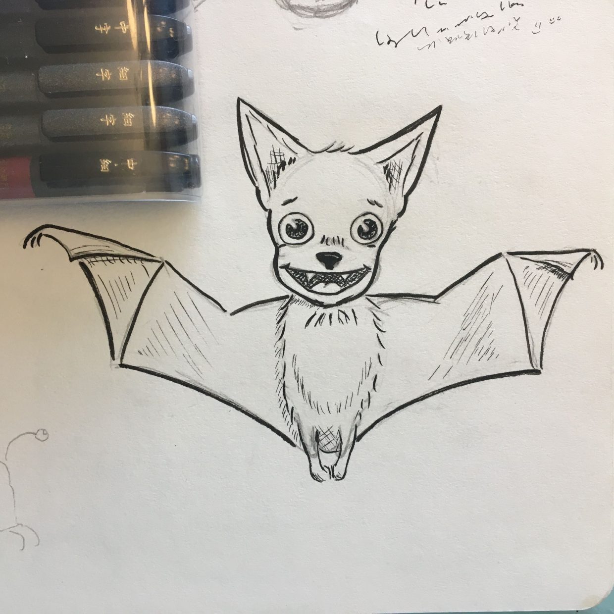 happy little bat