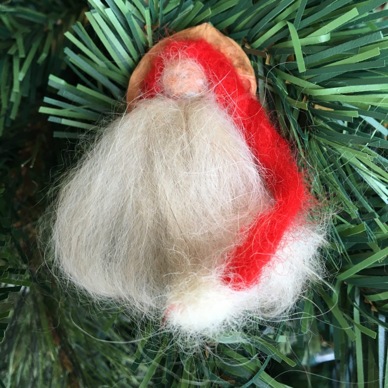 red felted gnome