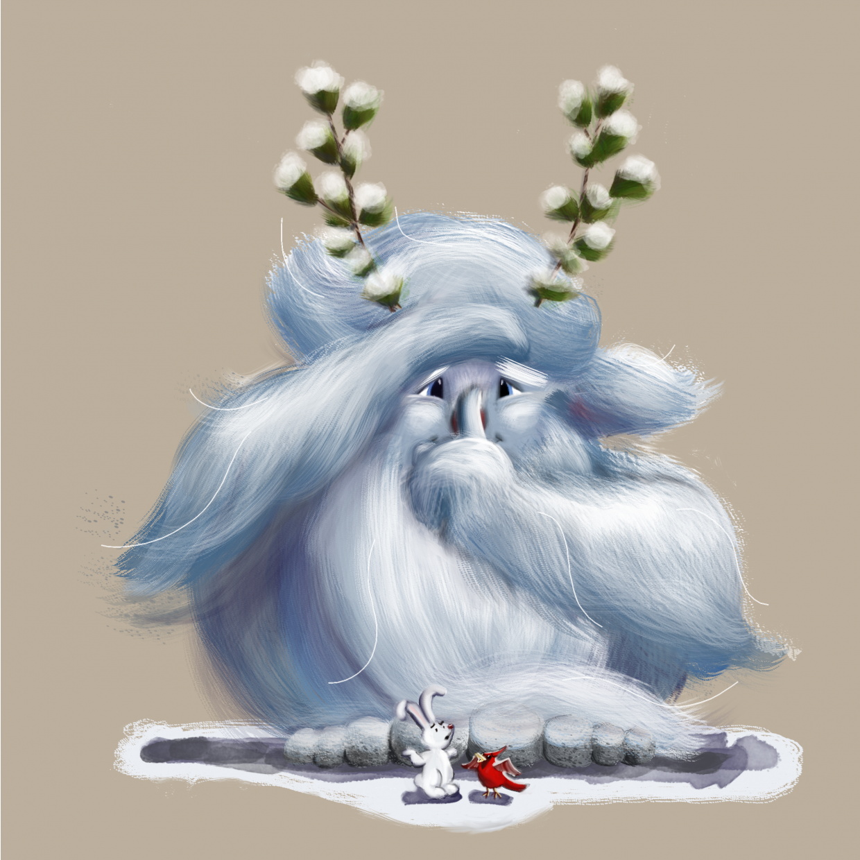 Yeti sit pose