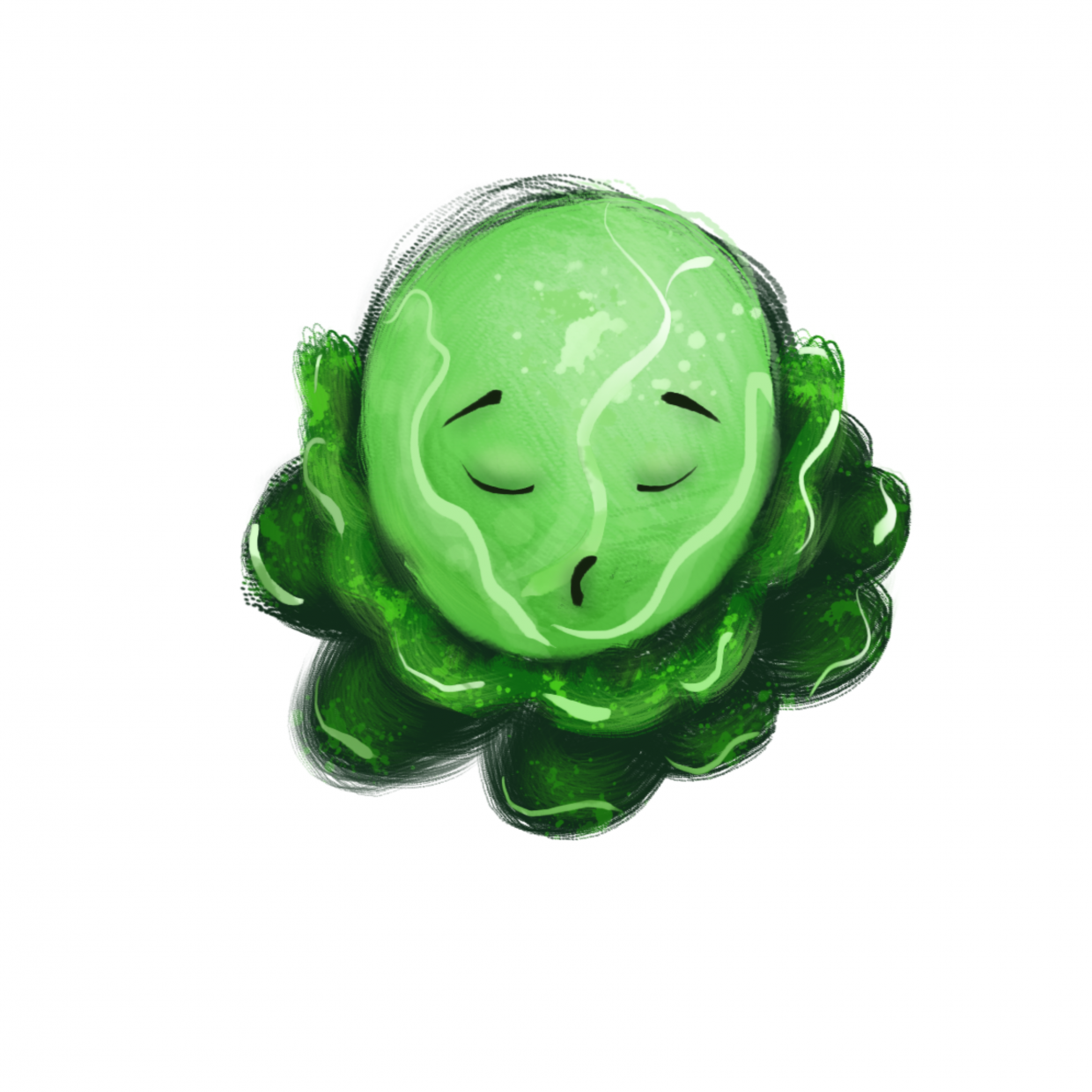 draw 50 things sleeping lettuce