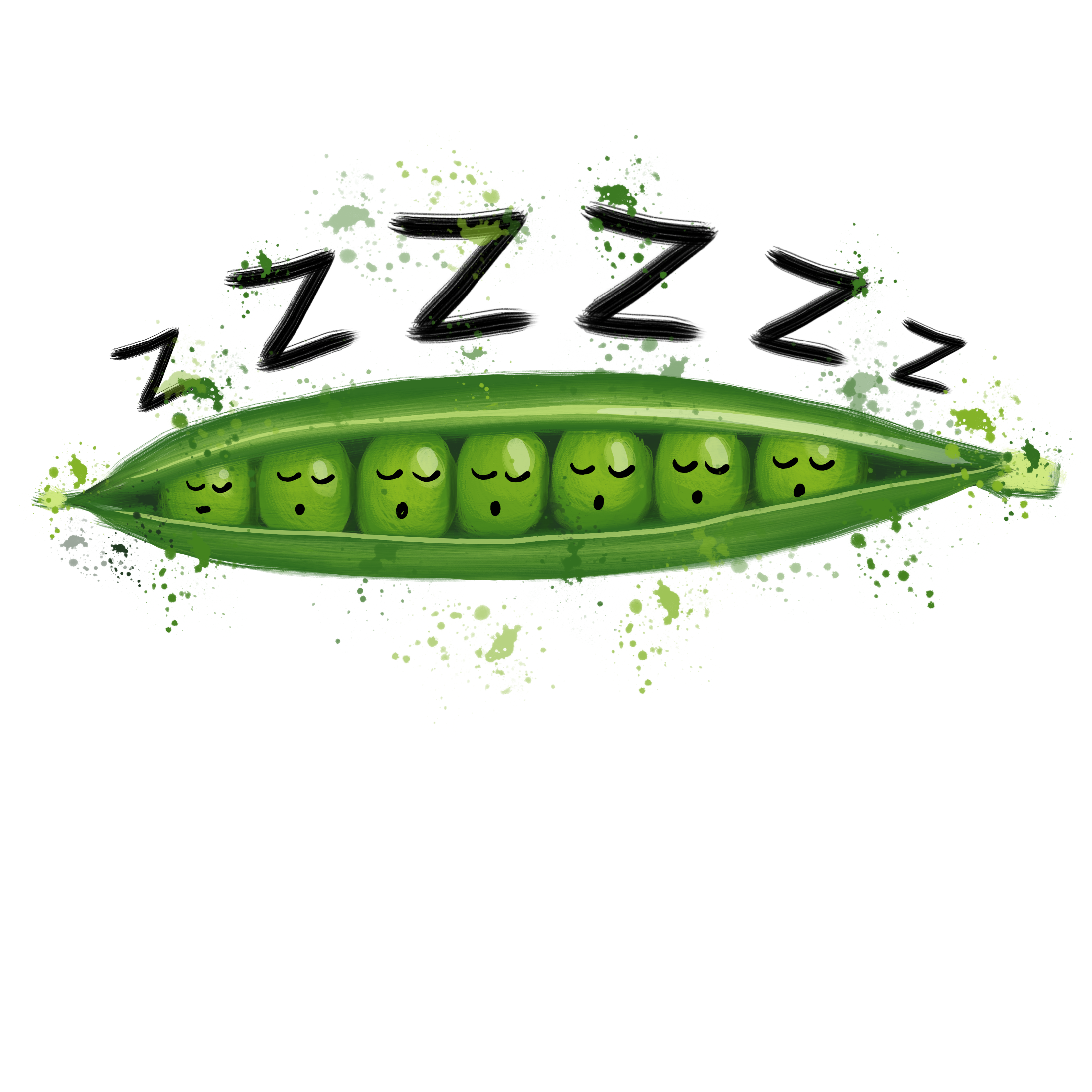 sleeping peas